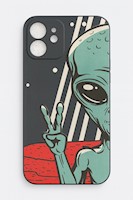 Funda Alien Peace para iPhone – Diseño Galáctico